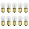 10PK - GE 1619 - 27472 13w S8 6.7v BA15s Base Automotive Low Voltage Bulb